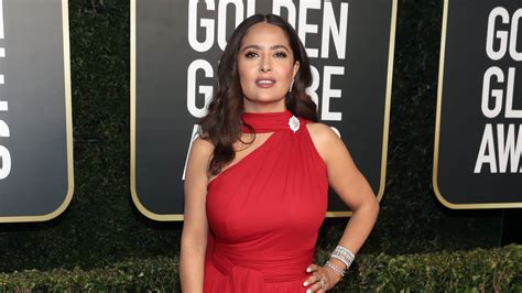 Salma Hayek, 56, Poses Nude, Showing Off Abs in Sauna Pic